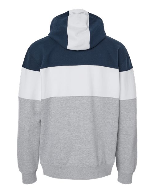 Men's Varsity Fleece Colorblocked Hooded Sweatshirt - Image 14