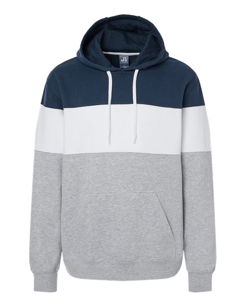Men's Varsity Fleece Colorblocked Hooded Sweatshirt - Image 13