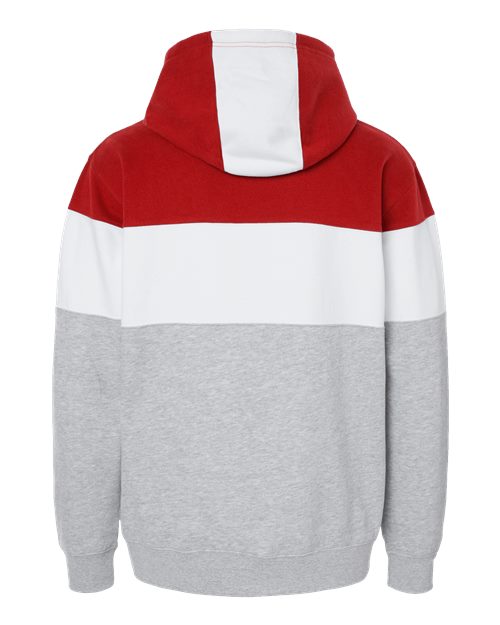 Men's Varsity Fleece Colorblocked Hooded Sweatshirt - Image 32