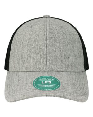 Lo-Pro Snapback Trucker Cap - Heather Grey/ Black