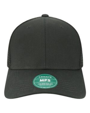 Mid-Pro Snapback Trucker Cap - Black/ Black