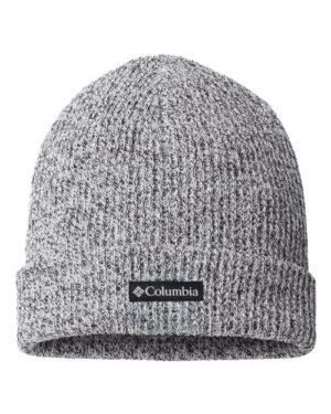 Whirlibird™ Cuffed Beanie - White Marled