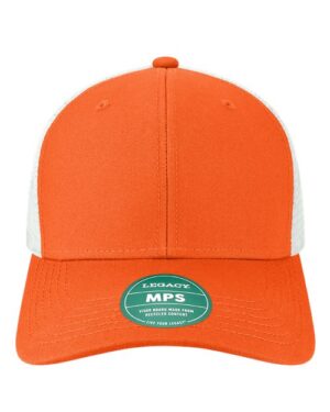 Mid-Pro Snapback Trucker Cap - Orange/ White