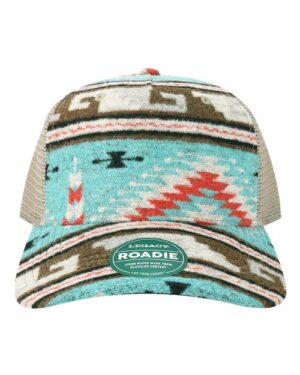 Five-Panel Trucker Cap - Aztec