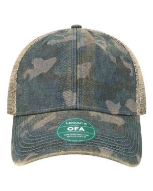 Old Favorite Trucker Cap - Navy Field Camo/ Java