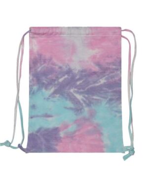 Alternative view of Tie-Dyed Drawstring Backpack