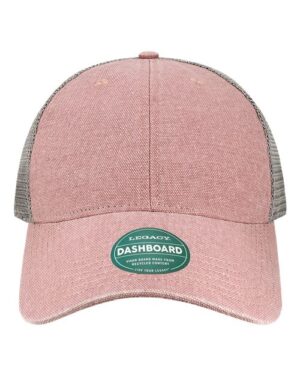 Dashboard Trucker Cap - Dusty Rose/ Grey