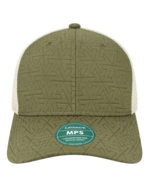 Mid-Pro Snapback Trucker Cap - Olive Z - Quilted