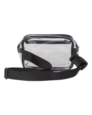 Alternative view of Clear Stadium 2-Pocket Fanny Pack/Crossbody Bag
