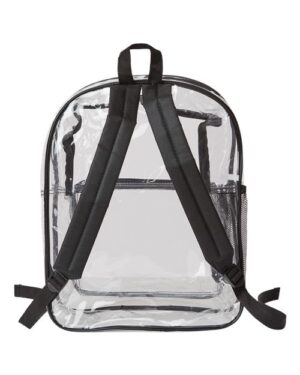 Alternative view of Large 17" Heavy Duty Clear Backpack