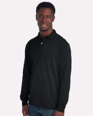 Alternative view of Men's Dri-Power® Long Sleeve Polo