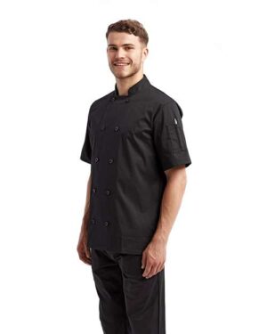 Alternative view of Unisex Short Sleeve Recycled Chef Coat