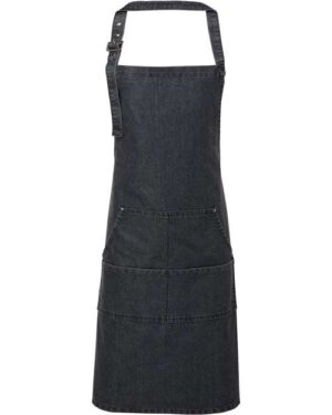 Jeans Stitch Denim Bib Apron