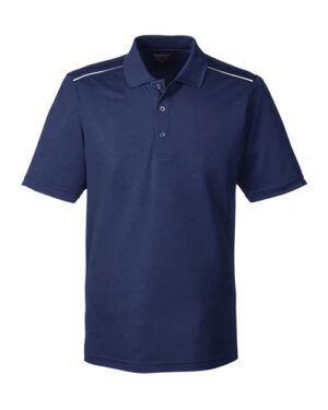 Men's Radiant Performance Piqué Polo with Reflective Piping