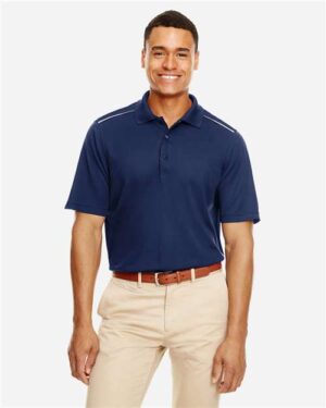 Alternative view of Men's Radiant Performance Piqué Polo with Reflective Piping