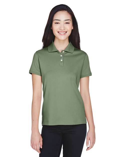Women's Perfect Pima Interlock Polo - Image 3