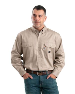 Alternative view of Men's Tall Flame-Resistant Button Down Work Shirt
