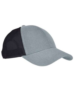 Hemp Blend Trucker Cap - Charcoal/ Black
