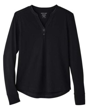 Women's JAQ Stretch Performance V-Neck Snap Pullover