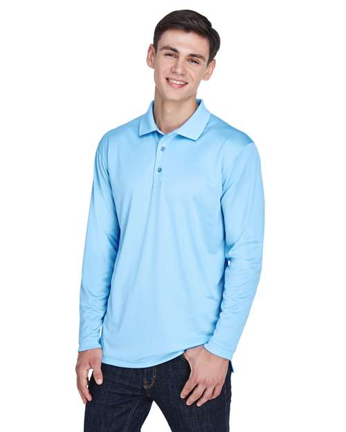 Men's Cool & Dry Sport Long Sleeve Polo - Image 5