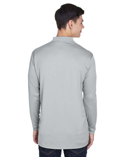 Men's Cool & Dry Sport Long Sleeve Polo - Image 9