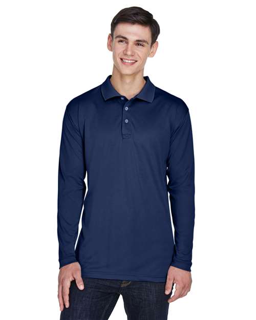 Men's Cool & Dry Sport Long Sleeve Polo - Image 10