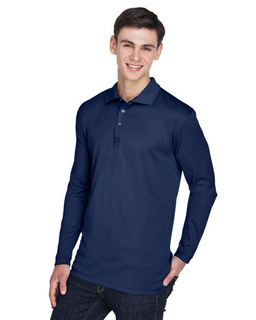 Men's Cool & Dry Sport Long Sleeve Polo - Image 11