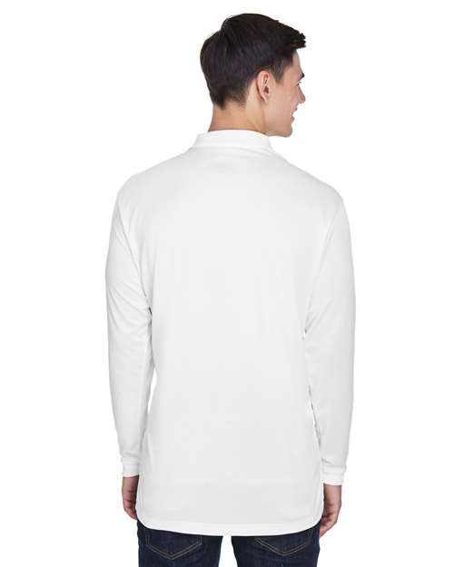 Men's Cool & Dry Sport Long Sleeve Polo - Image 15