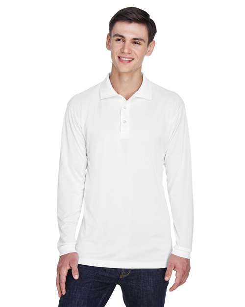 Men's Cool & Dry Sport Long Sleeve Polo - Image 13