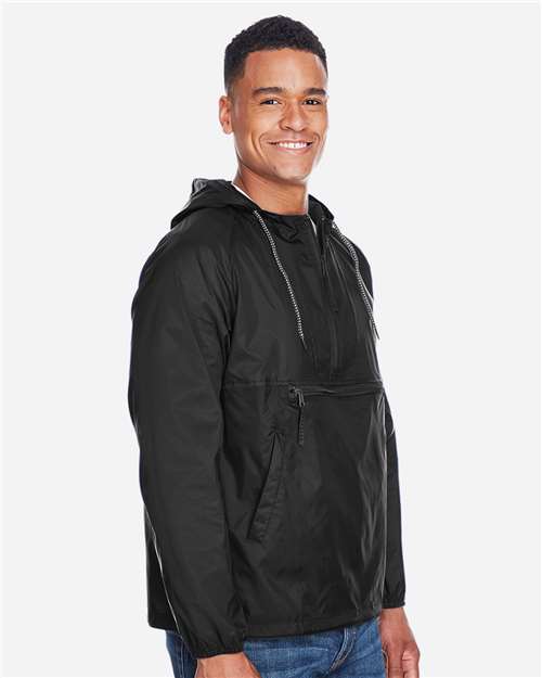 Unisex Packable Hooded Nylon Jacket - Image 4
