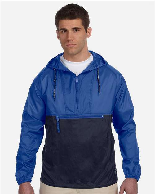 Unisex Packable Hooded Nylon Jacket - Image 18