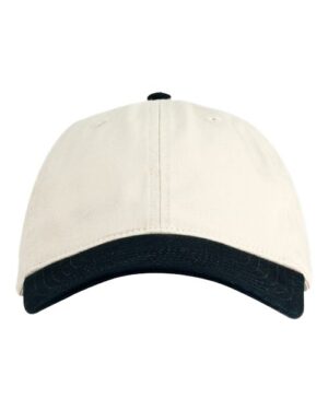 Eco Baseball Cap - Oyster/ Black