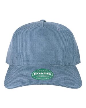 Five-Panel Trucker Cap - Ocean Corduroy