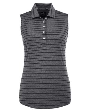 Alternative view of Women's Rotation Stripe Sleeveless Polo