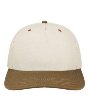 Heritage Twill Cap - Stone/ Brown