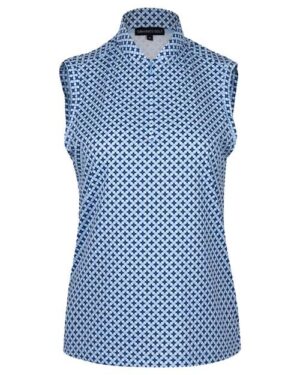 Women's Amber Quarter-Zip Sleeveless Polo