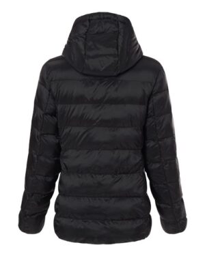Alternative view of Women's Lightweight Poly-filled Hooded Puffer Jacket