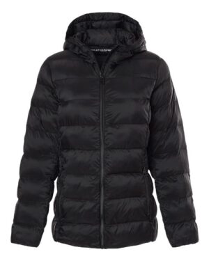 Women's Lightweight Poly-filled Hooded Puffer Jacket
