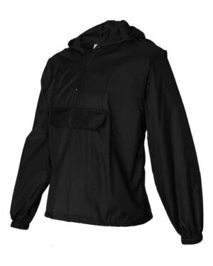 Alternative view of Unisex Packable Half-Zip Hooded Pullover Jacket