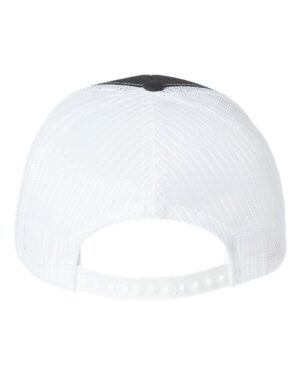 Alternative view of USA-Made Trucker Cap - Black/ White