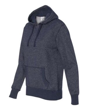Alternative view of Women’s Glitter French Terry Hooded Sweatshirt