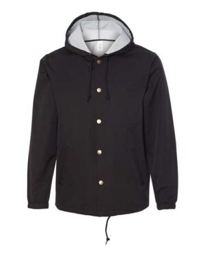 Men's Water-Resistant Hooded Windbreaker