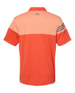 Alternative view of Men's Heathered 3-Stripes Colorblocked Polo