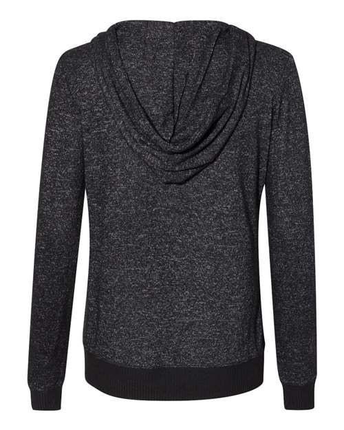 Women’s Cozy Jersey Hooded Full-Zip - Image 2