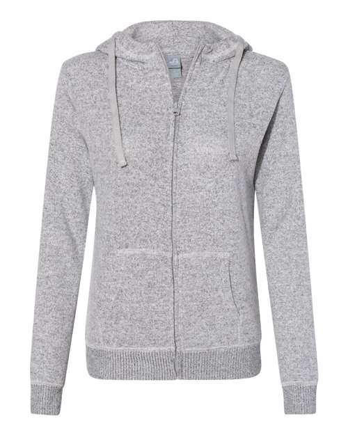 Women’s Cozy Jersey Hooded Full-Zip - Image 4