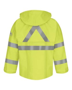 Alternative view of Men's Hi-Visibility Flame-Resistant Rain Jacket