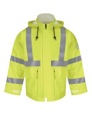 Men's Hi-Visibility Flame-Resistant Rain Jacket