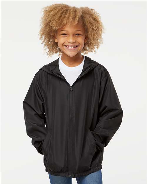 Youth Lightweight Windbreaker Full-Zip Jacket - Image 4