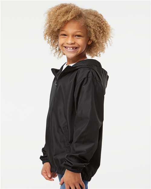 Youth Lightweight Windbreaker Full-Zip Jacket - Image 5