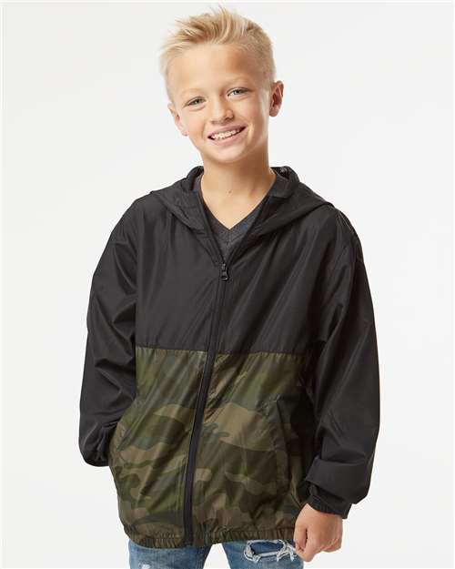 Youth Lightweight Windbreaker Full-Zip Jacket - Image 10